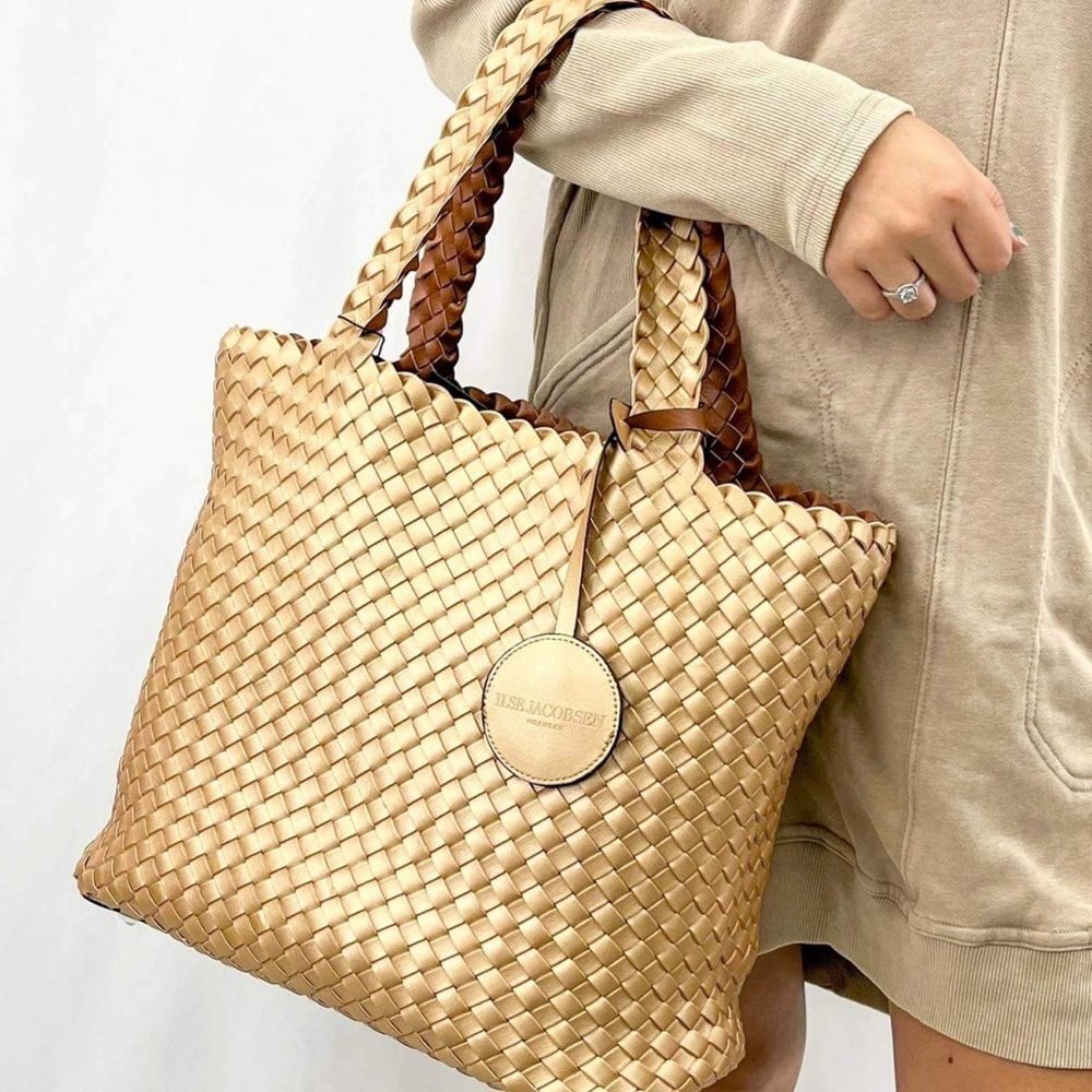 Isle Jacobsen Metallic Tote